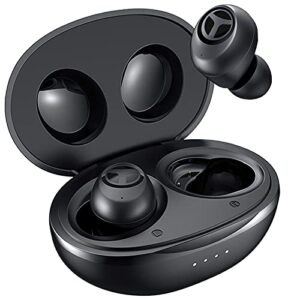 TRANYA Upgraded T10 Wireless Earbuds, 12mm Driver with Premium Deep Bass, Low Latency Game Mode, IPX7 Waterproof, Bluetooth 5.1 in Ear Headphones and Fast Charging