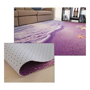 ZaH Thin Area Rug Non-Slip Doormat Carpet Printing Rug for Living Room, Bedroom, Kitchen, Bathroom (2x3-19.7"x31.5", Sunset)