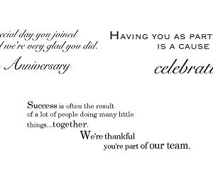 CEO Cards - Business Anniversary Greeting Card Assortment, 3 Card Designs, 5x7 Inches, 25 Cards & 26 White Envelopes (VP1701)