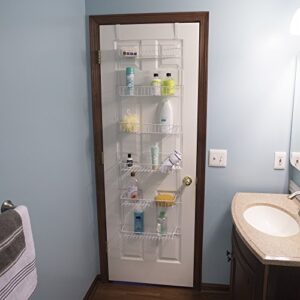Lavish Home Closet Organizer with 6 Shelves, Over the Door Pantry Organizer and Bathroom Organizer by Lavish Home 60"high x 19"wide x 5" deep