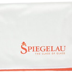 Spiegelau Glassware Polishing Cloth, Crystal glassware, Absobent Streak Free Glass and Drinkware, Microfiber, Set of 1