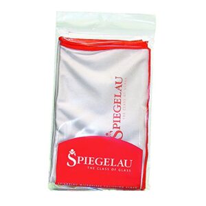 Spiegelau Glassware Polishing Cloth, Crystal glassware, Absobent Streak Free Glass and Drinkware, Microfiber, Set of 1