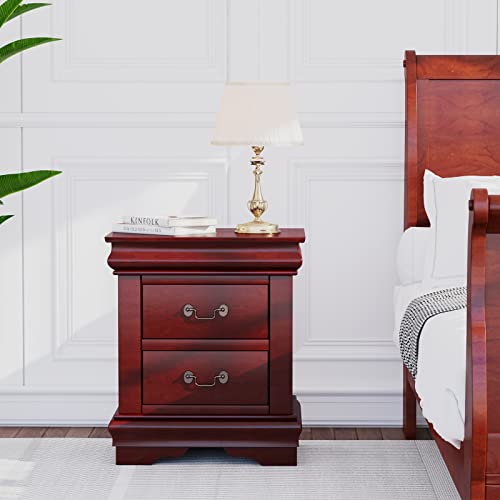 ACME Furniture Louis Philippe Nightstand, Cherry, One Size