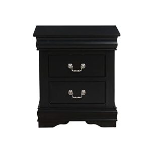ACME Furniture Louis Philippe Nightstand, Black, One Size