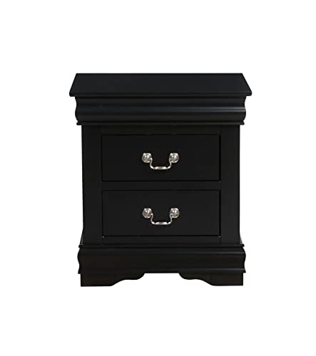 ACME Furniture Louis Philippe Nightstand, Black, One Size