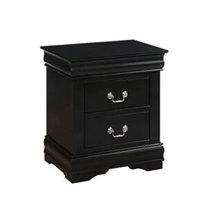 ACME Furniture Louis Philippe Nightstand, Black, One Size