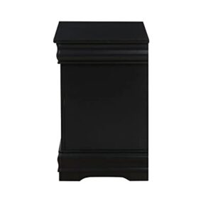 ACME Furniture Louis Philippe Nightstand, Black, One Size