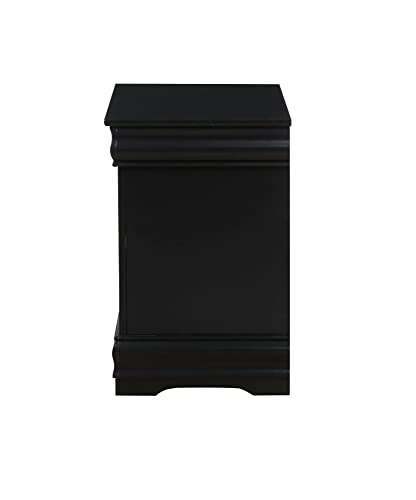 ACME Furniture Louis Philippe Nightstand, Black, One Size