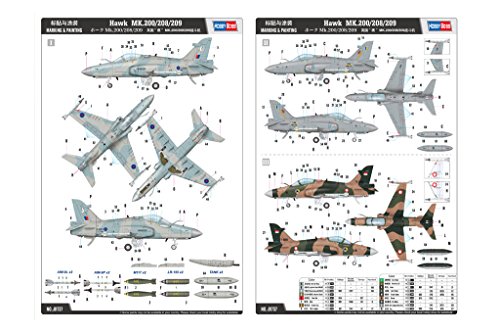 Hobbyboss 81737" Hawk Mk.200/208/209" Plastic Model Kit, 1:48 Scale