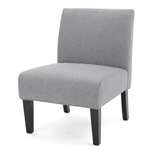 christopher knight home kassi fabric accent chair, grey