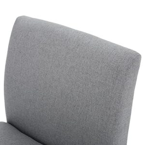 Christopher Knight Home Kassi Fabric Accent Chair, Grey