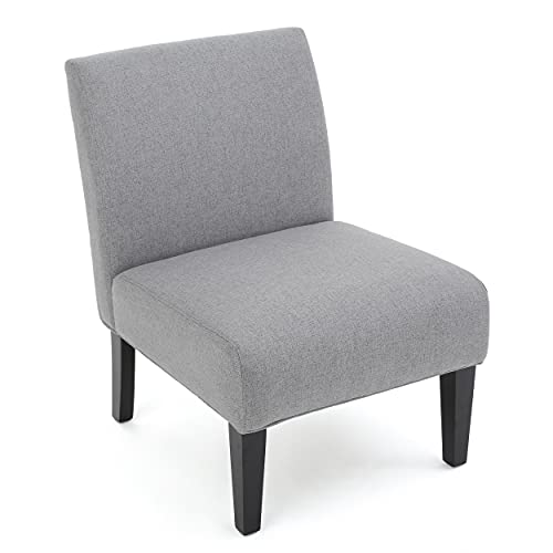 Christopher Knight Home Kassi Fabric Accent Chair, Grey