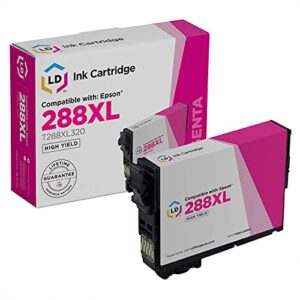 ld products remanufactured ink cartridge replacements for t288xl320 epson 288xl ink cartridges high yield compatible with epson xp446 expression xp 440 xp330 xp340 xp430 xp434 xp446 xp-330 (magenta)