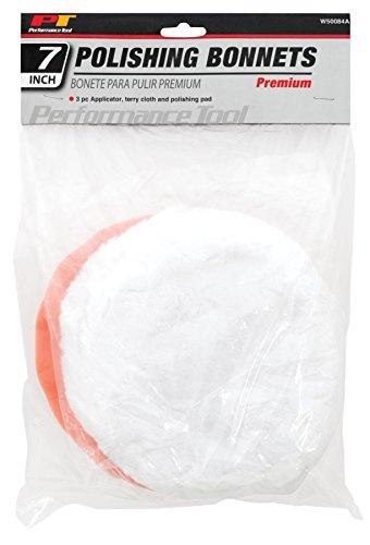 Performance Tool W50084A Premium 7" Polishing Pads,