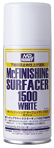 B529 Mr. Finishing Surfacer White 1500 Aerosol, GSI