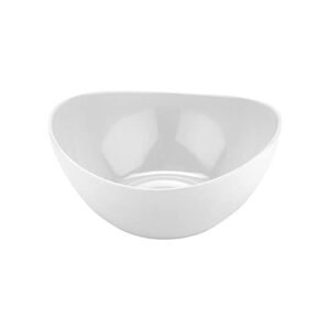 g.e.t. b-115-w large melamine serving bowl, 4 quart, white