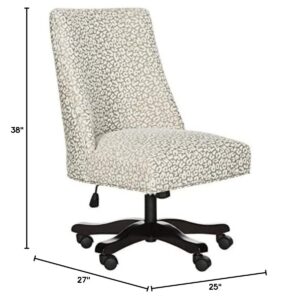 Safavieh Mercer Collection Scarlet Ginger Desk Chair, Grey