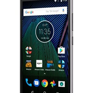 Moto G Plus (5th Generation) - Lunar Gray - 64 GB - Unlocked - Prime Exclusive - with Lockscreen Offers & Ads