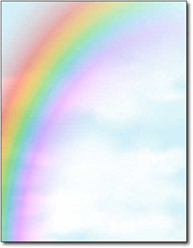 Rainbow Stationery Paper - 80 Sheets