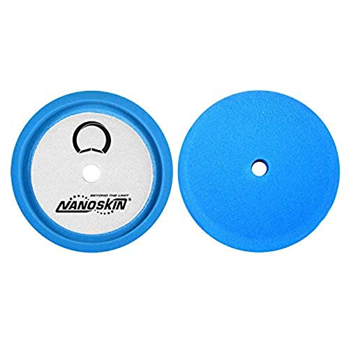 Nanoskin 9" Speedy Foam Polishing Pad – Eliminates Swirl Marks and Prevents Paint Burning or Greying for Cars, Trucks, RVs, Boats, Hot Rod & More | Dished-in Loop Backing |Use with Rotary Polisher