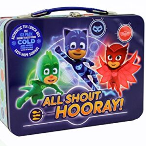 The Tin Box Company 604707-DS Pj Masks Classic Lunchbox, Blue,Large