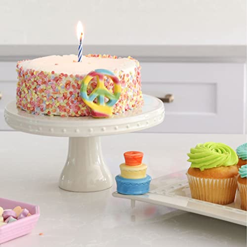 Nora Fleming Hand-Painted Mini: Best Birthday Ever (Candle Holder Cake) A194