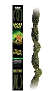 exo terra bendable moss vine, reptile terrarium decoration, small
