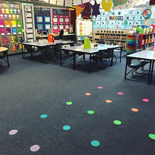 SitSpots® Original Circle Packs - Classroom Circle Floor Dots | The Original Sit Spots for Your Classroom Seating, Organizing and Managing Your Students (4" Circles (30), Original Multi-Color)