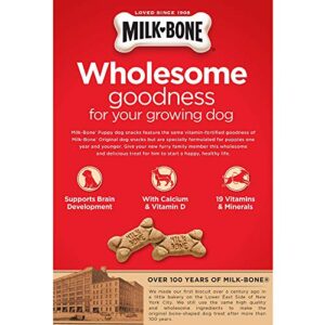 Milk-Bone Original Dog Treats Biscuits for Puppies, 16 Ounces (Pack of 6)