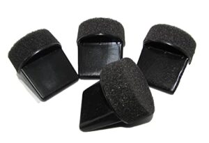 4 pack close pore sponge applicators good for just about any application of leather/vinyl couches, chairs, shoes, boots, jackets, car seats ect.
