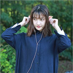 Urbun Elf Earbuds Headphones - Elegant Elves Ear Design Ultra-Soft Corded Earphone Perfect Sound Quality Fairy's Adorable Cosplay Headset Spirit Costume Accessories