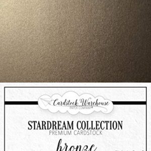 Bronze Stardream Metallic Cardstock Paper - 8.5 X 11 Inch - 105 Lb. / 284 Gsm Cover - 25 Sheets From Cardstock Warehouse