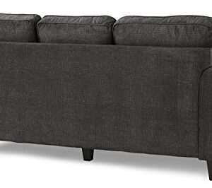 Homelegance Cornelia 86" Fabric Sofa, Dark Gray