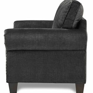 Homelegance Cornelia 86" Fabric Sofa, Dark Gray