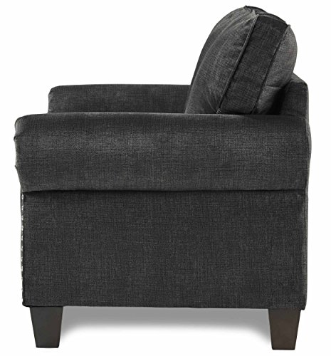 Homelegance Cornelia 86" Fabric Sofa, Dark Gray