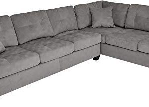 Homelegance Emilio 2-Piece Reversible Sectional Sofa - Taupe