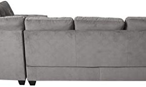 Homelegance Emilio 2-Piece Reversible Sectional Sofa - Taupe