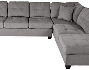 Homelegance Emilio 2-Piece Reversible Sectional Sofa - Taupe