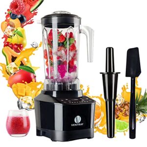ventray blender smoothie maker 1500w 68 oz blender for shakes and smoothies countertop blender for kitchen professional blender and food processor combo with 6 speed settings 5 programs
