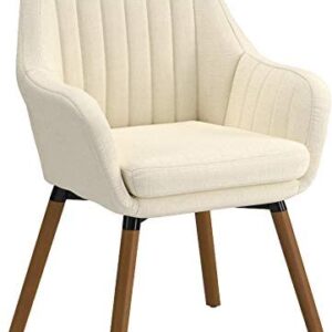 Roundhill Furniture Tuchico Contemporary Fabric Accent Chair, Arm Rest, Tan