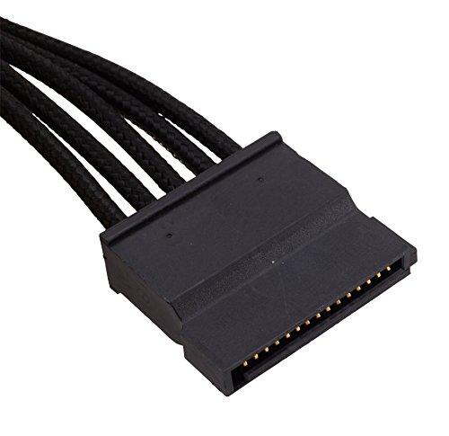 Corsair CP-8920186 Premium Individually Sleeved SATA Cable, Black PSUs 29.5 inches