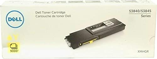 Dell Xmhgr Extra High-Yield Toner, 9,000 Page-Yield, Yellow