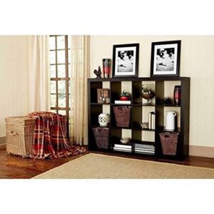 Better Homes and Gardens 12-Cube Organizer (12-Cube, Solid Black)