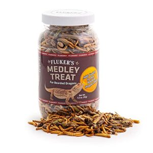 fluker's bearded dragon medley treat food, 3.2-ounce (72023)