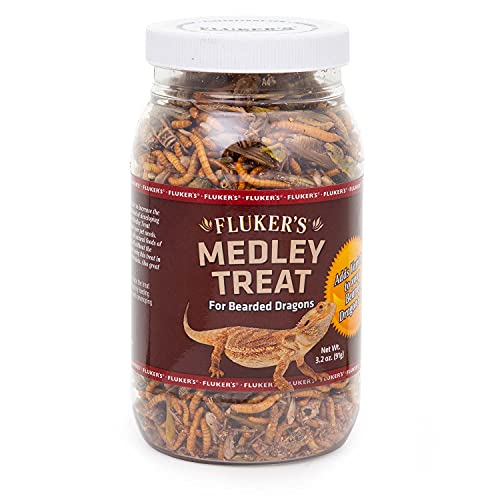 Fluker's Bearded Dragon Medley Treat Food, 3.2-Ounce (72023)