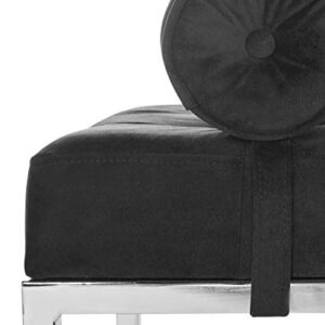 Safavieh Home Collection Xavier Tufted Bench, Black