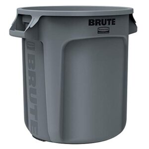 rubbermaid brute round trash can10 gallon, gray