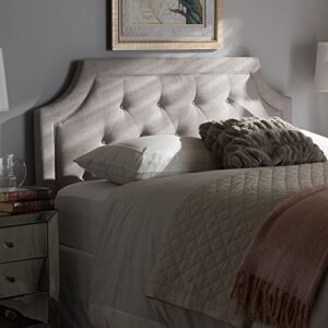 Baxton Studio Josephine Headboard, Queen, Greyish Beige