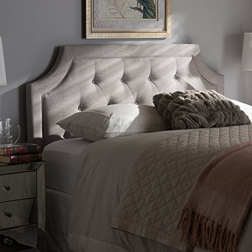 Baxton Studio Josephine Headboard, Queen, Greyish Beige