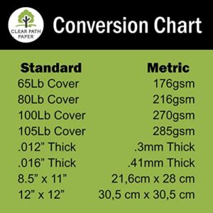 Pink Cardstock - 8.5 x 11 inch - 65Lb Cover - 50 Sheets - Clear Path Paper